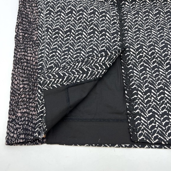 Anthropologie Beguile by Byron Lars Allusione Dress Black Lace Insert Sheath 4P - Picture 11 of 13